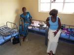 Mother's section - maternity area - of the 'Mother and Child' ward built for the Health Centre in Namutumba, by the Ross Rotary